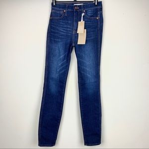 NWT Madewell High-Rise 10” Skinny Jeans Sz 24
